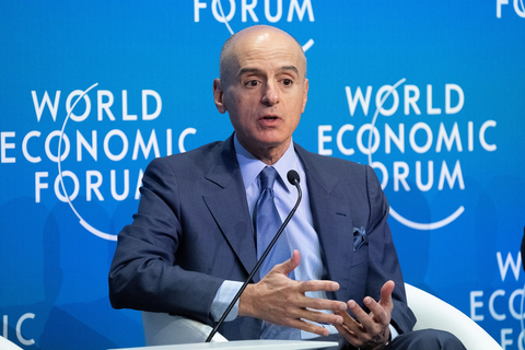 Saudi’s Climate Envoy speaks at the World Economic Forum about creating sustainable future cities (Photo: AETOSWire)